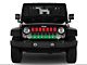 Grille Insert; Pan-African American Flag (87-95 Jeep Wrangler YJ)