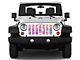 Grille Insert; Peach Mermaid Scales (76-86 Jeep CJ5 & CJ7)