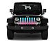 Grille Insert; Pink and Teal Ombre (20-24 Jeep Gladiator JT)