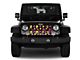 Grille Insert; Pink and Yellow Skulls (18-24 Jeep Wrangler JL w/o TrailCam)