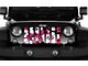 Grille Insert; Pink Hawaiin Hibiscus (76-86 Jeep CJ5 & CJ7)