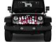 Grille Insert; Pink Hawaiin Hibiscus (76-86 Jeep CJ5 & CJ7)