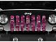 Grille Insert; Pink Mermaid Scales (87-95 Jeep Wrangler YJ)