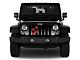 Grille Insert; Puppy Paw Prints Red (97-06 Jeep Wrangler TJ)