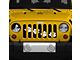 Grille Insert; Puppy Paw Prints White Diagonal (76-86 Jeep CJ5 & CJ7)