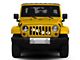 Grille Insert; Puppy Paw Prints White Diagonal (97-06 Jeep Wrangler TJ)