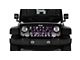 Grille Insert; Purple and Gray Skulls (76-86 Jeep CJ5 & CJ7)