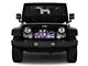 Grille Insert; Purple Octopus (18-24 Jeep Wrangler JL w/o TrailCam)