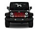 Grille Insert; Red Cheetah Print (97-06 Jeep Wrangler TJ)