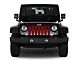 Grille Insert; Red Cheetah Print (87-95 Jeep Wrangler YJ)