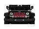 Grille Insert; Red Mermaid Scales (76-86 Jeep CJ5 & CJ7)