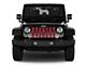 Grille Insert; Red Mermaid Scales (76-86 Jeep CJ5 & CJ7)