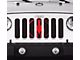 Grille Insert; Red Warrior (87-95 Jeep Wrangler YJ)