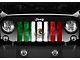 Grille Insert; Rustic Mexico Flag (76-86 Jeep CJ5 & CJ7)