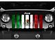 Grille Insert; Rustic Mexico Flag (97-06 Jeep Wrangler TJ)