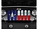 Grille Insert; Rustic Texan State Flag (07-18 Jeep Wrangler JK)