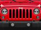 Grille Insert; Solid Black (87-95 Jeep Wrangler YJ)