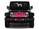 Grille Insert; Solid Bright Pink (76-86 Jeep CJ5 & CJ7)