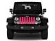 Grille Insert; Solid Bright Pink (07-18 Jeep Wrangler JK)
