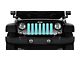 Grille Insert; Solid Teal (76-86 Jeep CJ5 & CJ7)