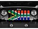 Grille Insert; South Africa Flag (18-24 Jeep Wrangler JL w/o TrailCam)