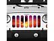 Grille Insert; Sunset Beach (18-24 Jeep Wrangler JL w/o TrailCam)