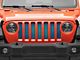 Grille Insert; Teal Fleck Print (18-24 Jeep Wrangler JL w/o TrailCam)