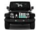 Grille Insert; Texas Teal Flag (76-86 Jeep CJ5 & CJ7)