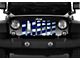 Grille Insert; Waving Greek Flag (97-06 Jeep Wrangler TJ)