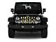 Grille Insert; Yellow Skulls (87-95 Jeep Wrangler YJ)