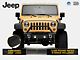 Jeep Licensed by RedRock Stubby Front Winch Bumper with Jeep Logo (07-18 Jeep Wrangler JK)