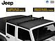 Jeep Licensed by RedRock Two Bar Removable Roof Rack with Jeep Logo (07-18 Jeep Wrangler JK 4-Door)