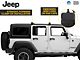 Jeep Licensed by RedRock Two Bar Removable Roof Rack with Jeep Logo (07-18 Jeep Wrangler JK 4-Door)