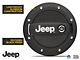 Jeep Licensed by RedRock Locking Fuel Door with Printed Jeep Logo (07-18 Jeep Wrangler JK)