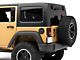 Jeep Licensed by RedRock Locking Fuel Door with Engraved Jeep Logo (07-18 Jeep Wrangler JK)