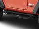 Go Rhino Dominator Xtreme D1 Side Step Bars; Textured Black (18-24 Jeep Wrangler JL 2-Door)