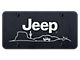 Jeep Desert Laser Etched License Plate (Universal; Some Adaptation May Be Required)