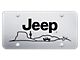 Jeep Desert Laser Etched License Plate (Universal; Some Adaptation May Be Required)