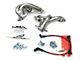 JBA 1-1/2-Inch Shorty Headers; Silver Ceramic (07-11 3.8L Jeep Wrangler JK)