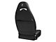 Corbeau Moab Reclining Seats with Double Locking Seat Brackets; Black Vinyl (87-90 Jeep Wrangler YJ)