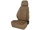 Corbeau Sport Reclining Seats with Double Locking Seat Brackets; Tan Vinyl (87-90 Jeep Wrangler YJ)