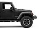 Jeep Licensed by RedRock Wrangler Side Logo; Silver (87-18 Jeep Wrangler YJ, TJ & JK)