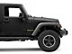 Jeep Licensed by RedRock Wrangler Side Logo; Lime Green (87-18 Jeep Wrangler YJ, TJ & JK)