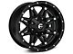 Fuel Wheels Hostage Matte Black Wheel; 17x9 (07-18 Jeep Wrangler JK)