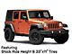 Fuel Wheels Rogue Matte Black Wheel; 20x9; 1mm Offset (07-18 Jeep Wrangler JK)