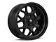 Fuel Wheels Tech Matte Black Wheel; 17x9 (07-18 Jeep Wrangler JK)