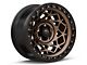 Fuel Wheels Unit Matte Bronze with Matte Black Ring Wheel; 17x9 (18-24 Jeep Wrangler JL)