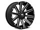 Fuel Wheels Contra Matte Black Milled Wheel; 20x9; 1mm Offset (97-06 Jeep Wrangler TJ)