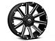 Fuel Wheels Contra Matte Black Milled Wheel; 20x9 (97-06 Jeep Wrangler TJ)