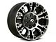 Fuel Wheels Vapor Matte Black Double Dark Tint Wheel; 18x9; 1mm Offset (18-24 Jeep Wrangler JL)